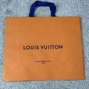 Louis Vuitton Orange Shopping Bag